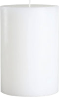 White Pillar Candle — 4×6, Unscented