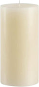 Ivory Pillar Candle — 4×8, Unscented
