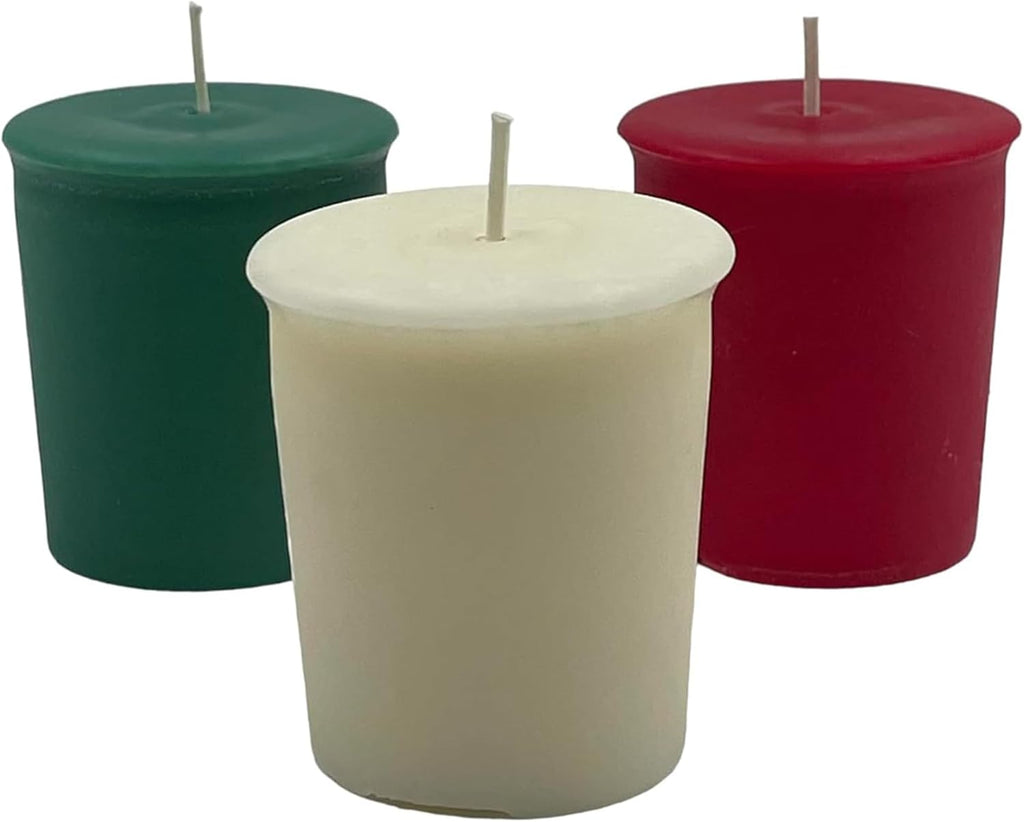 Holiday Votive Candles — Assorted Scents, Set of 9