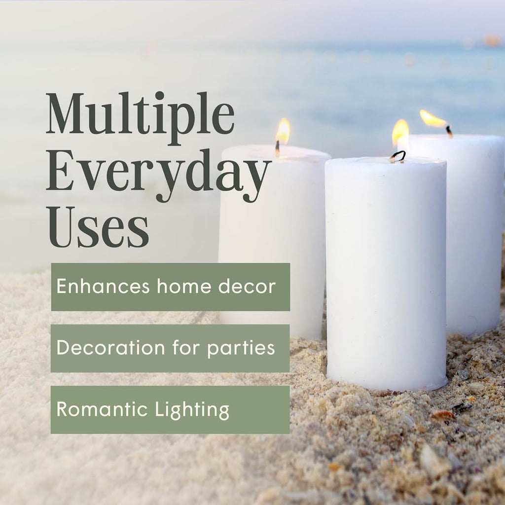Citronella Pillar Candle — 3×4, Outdoor & Indoor