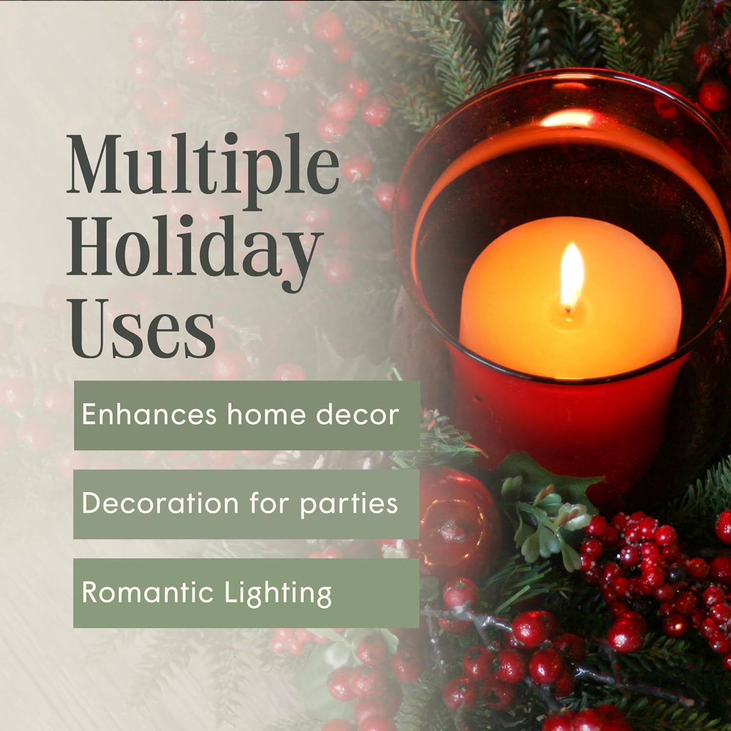 Holiday Votive Candles — Assorted Scents, Set of 9