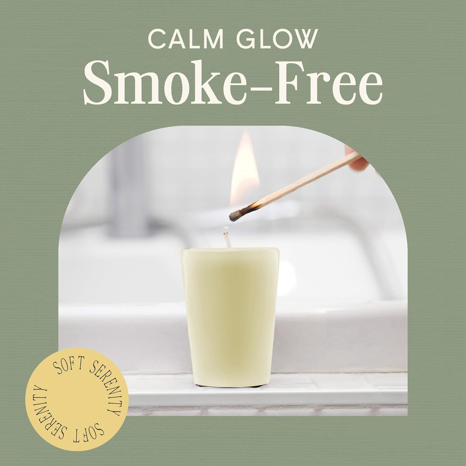 French Vanilla Votive Candles — Set of 9