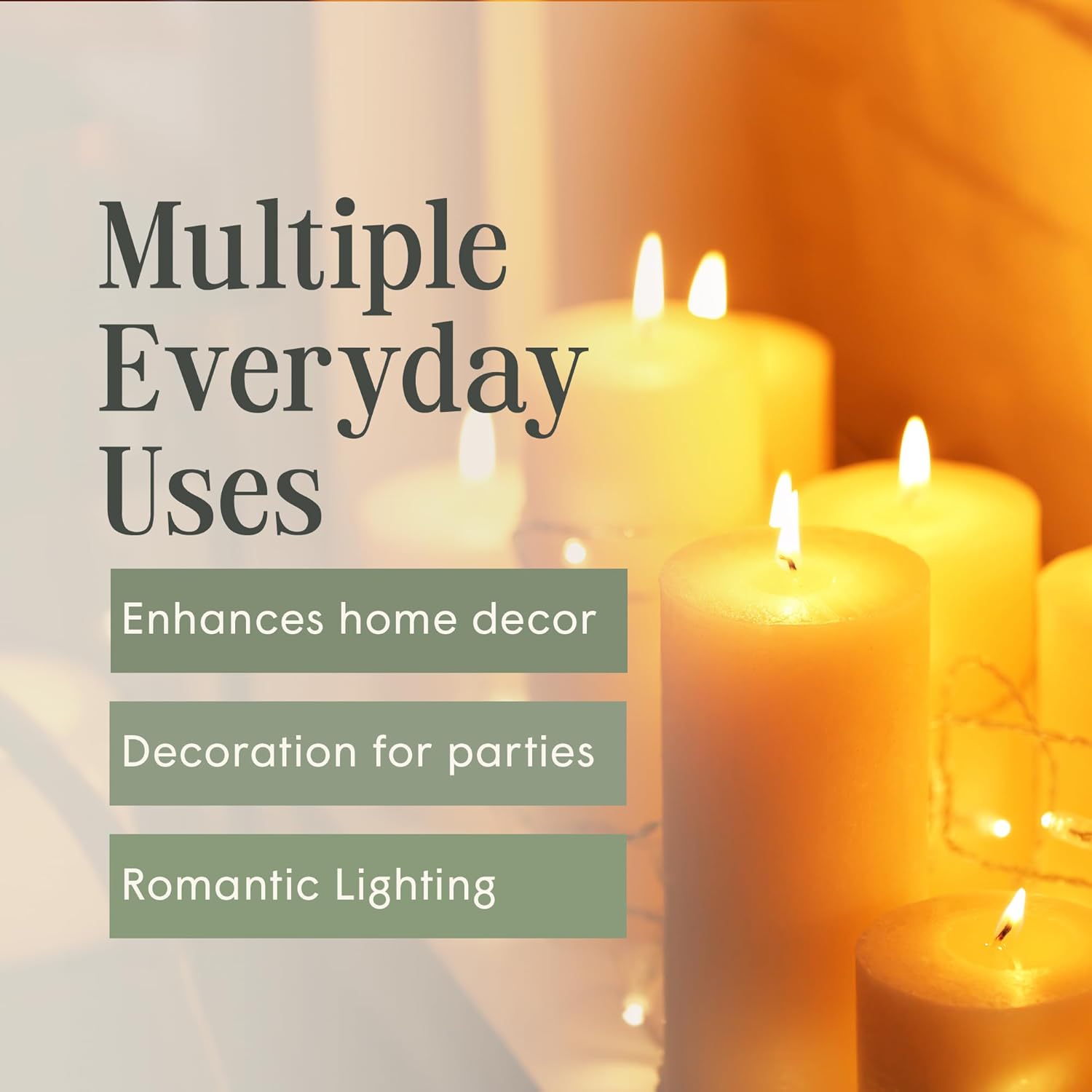 Burgundy Pillar Candles — Set of 3 (3×4, 3×6, 3×9), Unscented