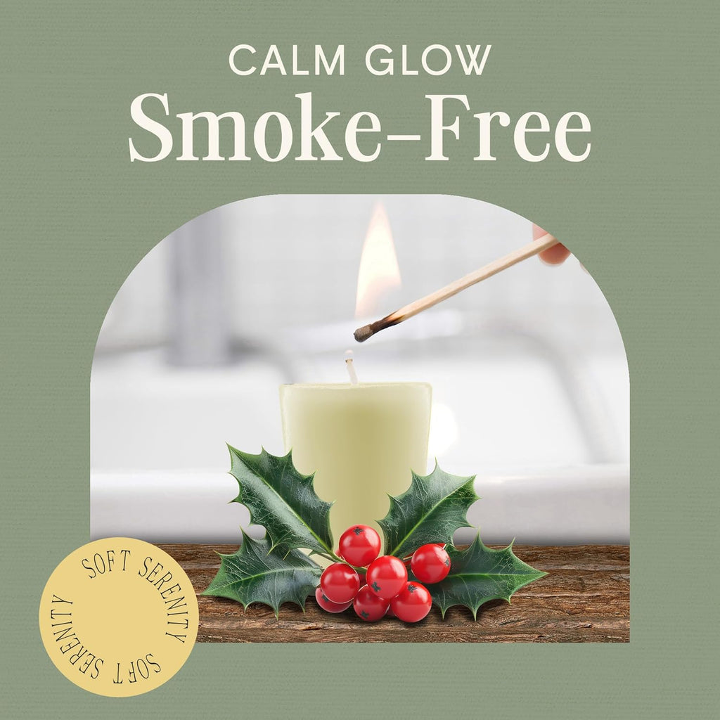 Holiday Votive Candles — Assorted Scents, Set of 9